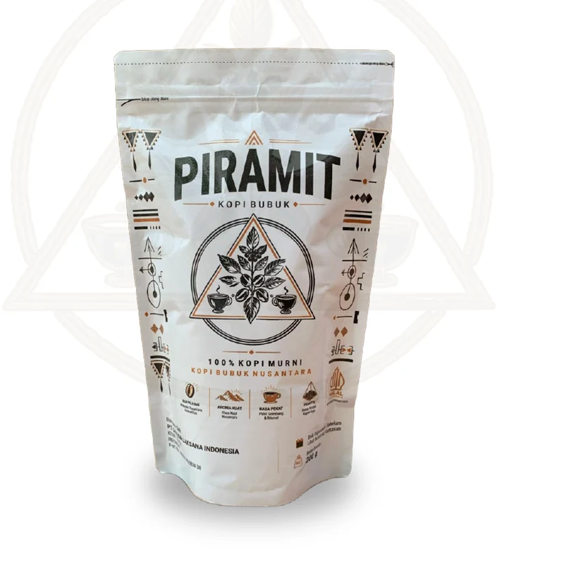 Kemasan Piramit Kopi Bubuk